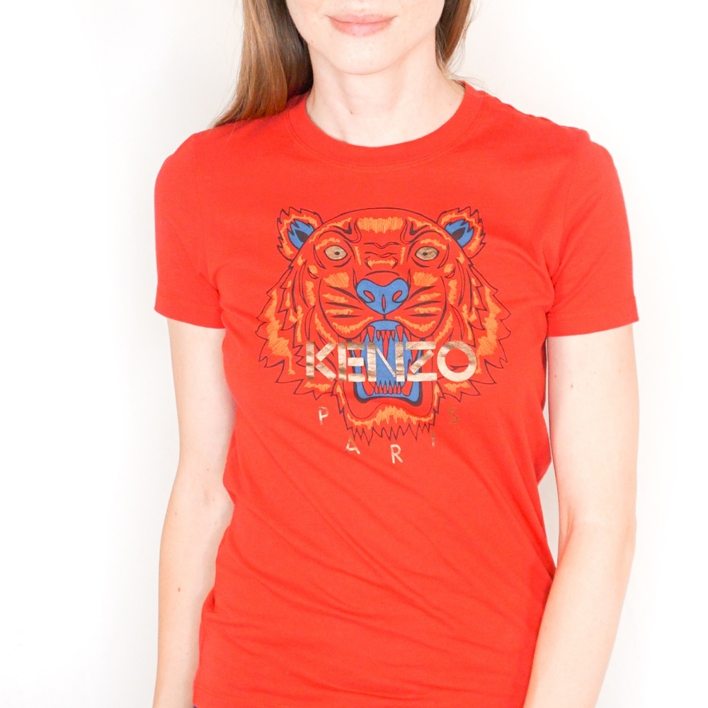 KENZO PARIS Lion Logo Tee S Short Sleeve 1053 - Picture 6 of 8